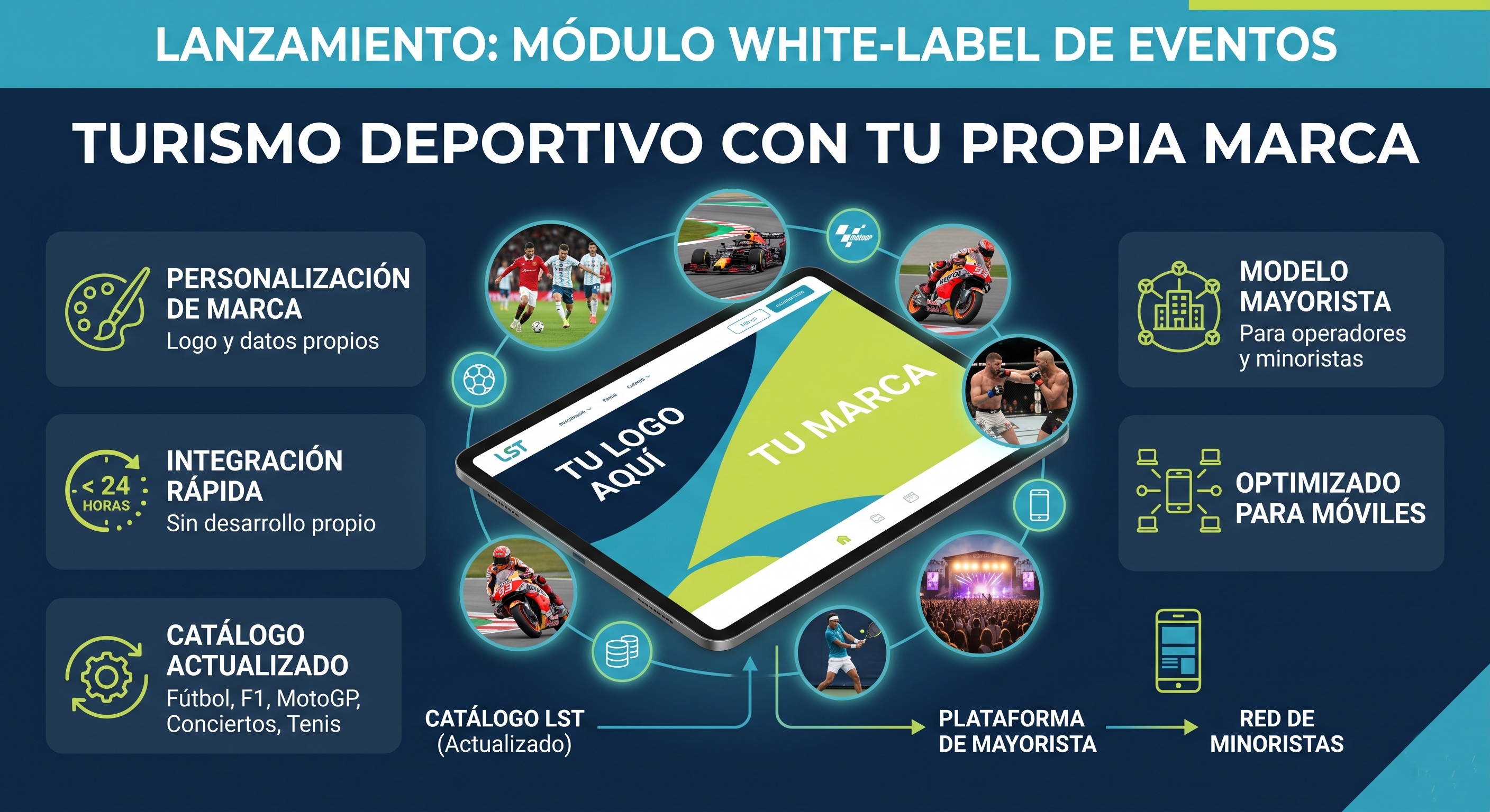 Lanzamiento: Módulo White-Label de Eventos — Turismo deportivo con tu propia marca